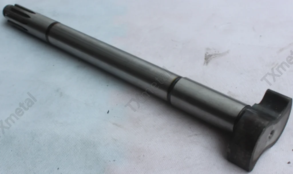 Casting axle shaft for automotive and commercial vehicle drivetrain applications.